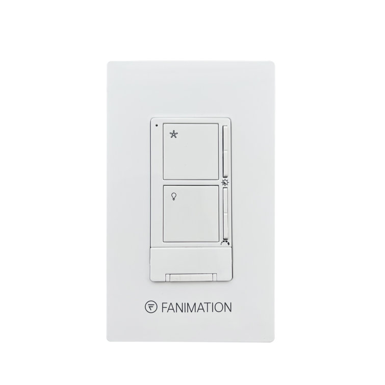 Fanimation Ceiling Fan Wall Control Fan 3 Speeds And Cct Light